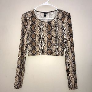 Snake print shirt